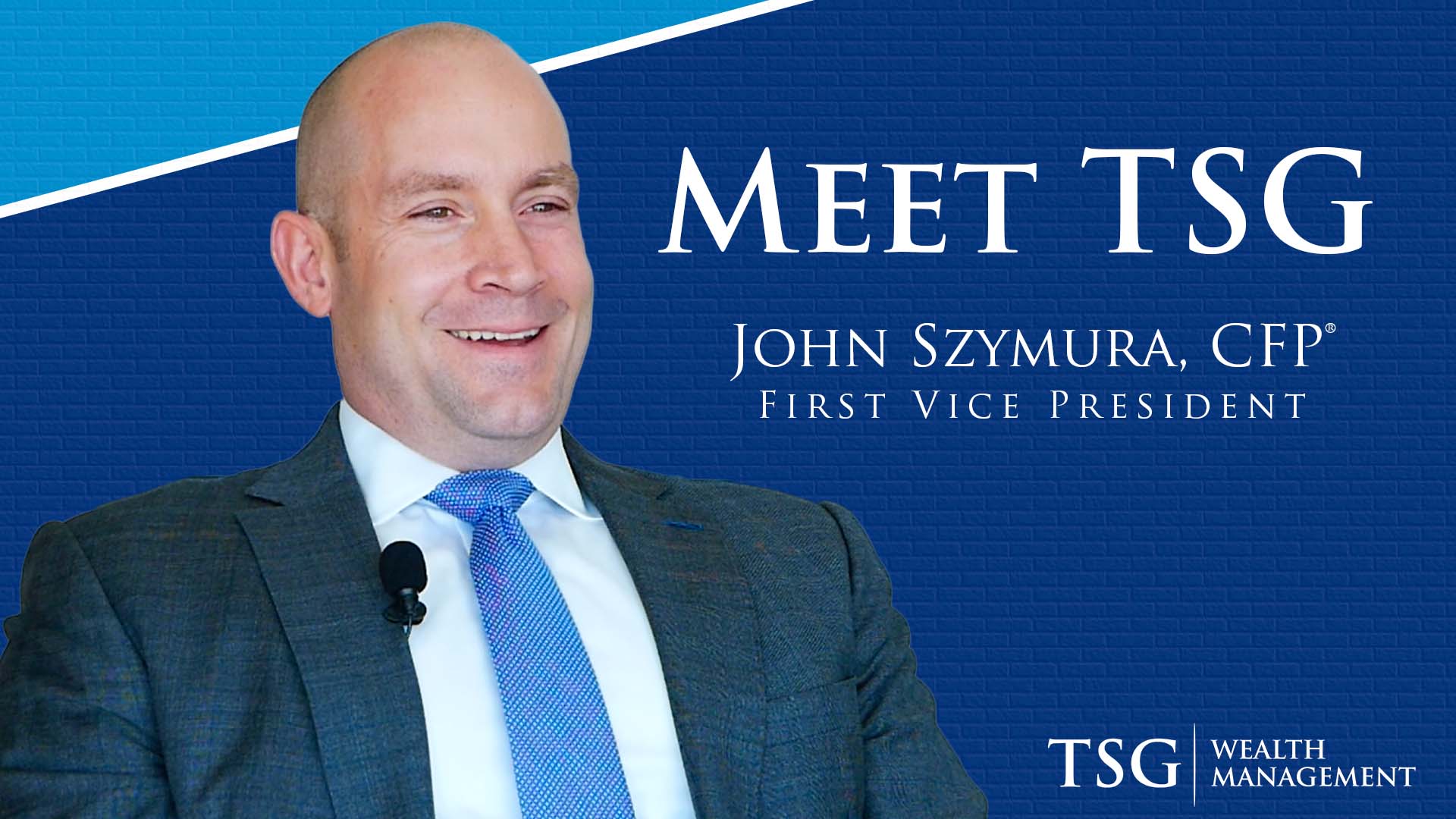 Meet John Szymura, TSG's First Vice President